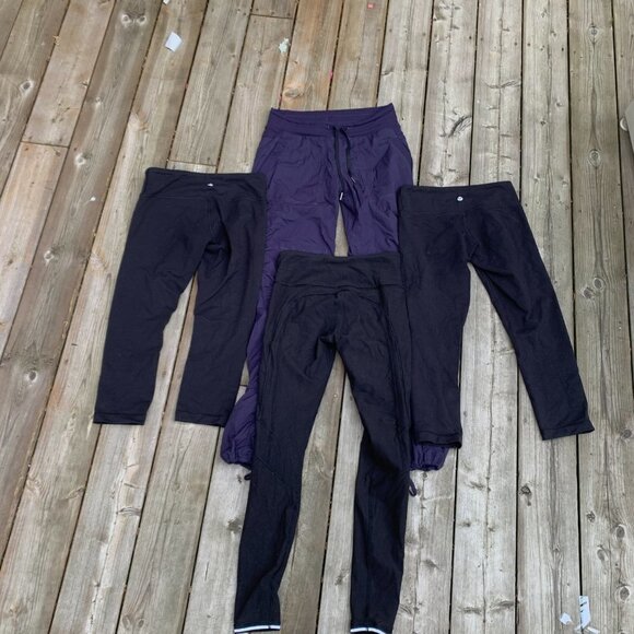 LOT OF 4 Lululemon Leggings Size 6 - Picture 4 of 4